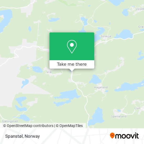 Spanstøl map