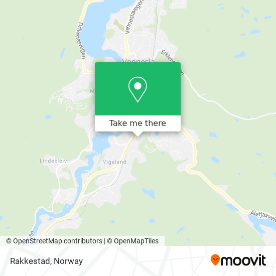 Rakkestad map