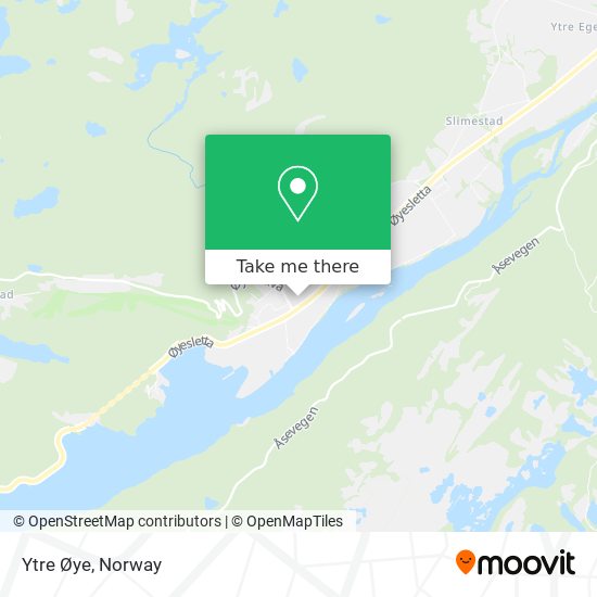 Ytre Øye map