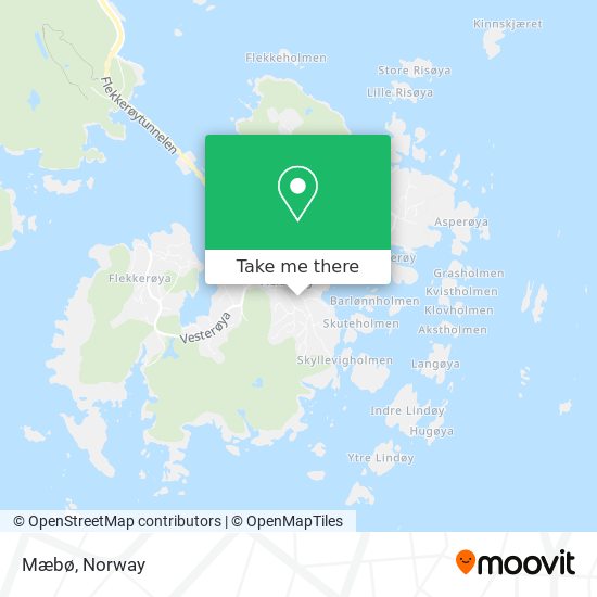 Mæbø map