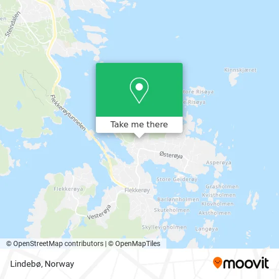 Lindebø map