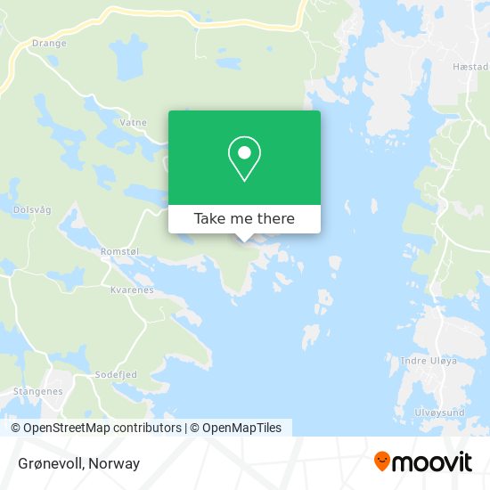 Grønevoll map