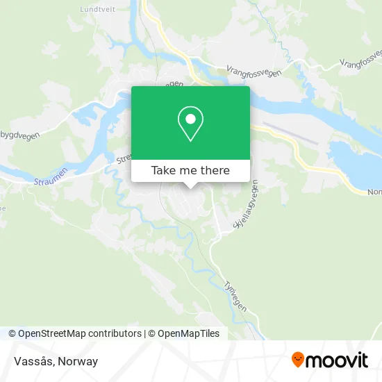 Vassås map