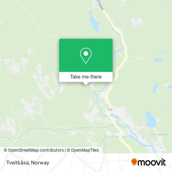 Tveitkåsa map