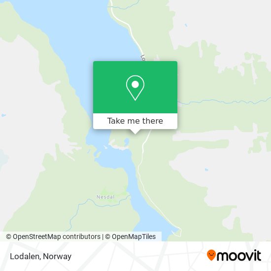 Lodalen map