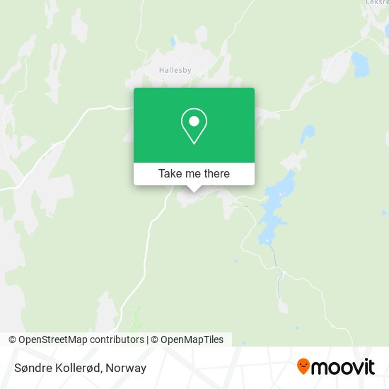 Søndre Kollerød map