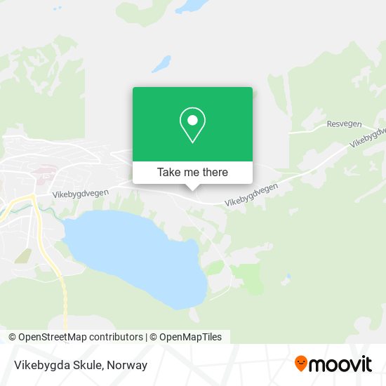 Vikebygda Skule map