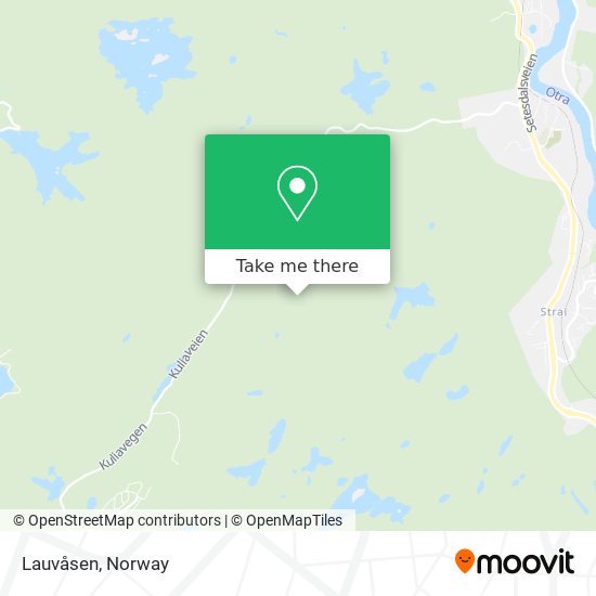 Lauvåsen map