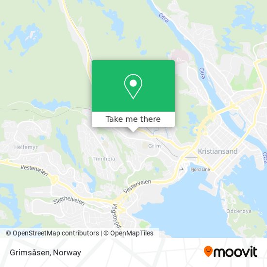 Grimsåsen map