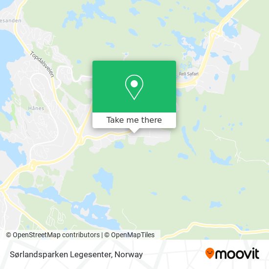 Sørlandsparken Legesenter map