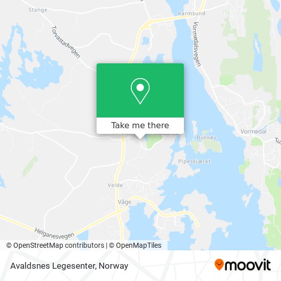 Avaldsnes Legesenter map