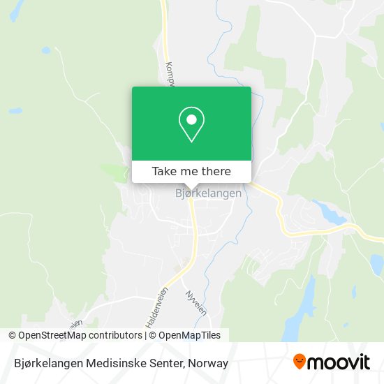 Bjørkelangen Medisinske Senter map