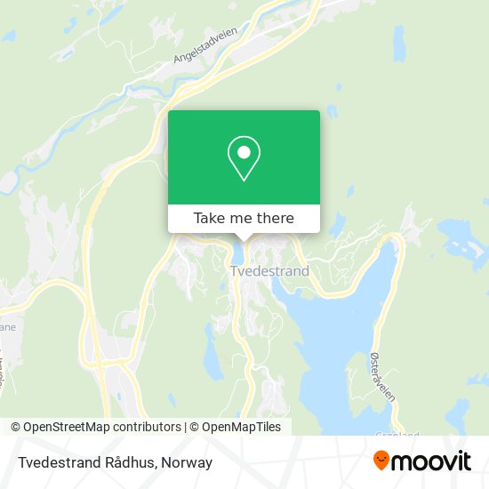 Tvedestrand Rådhus map