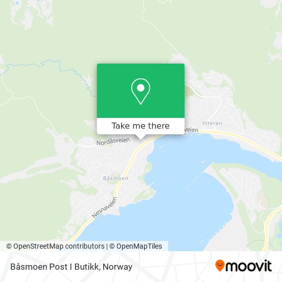 Båsmoen Post I Butikk map
