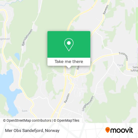 Mer Obs Sandefjord map