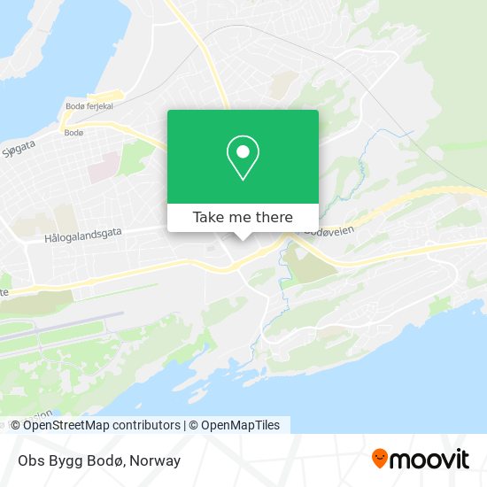 Obs Bygg Bodø map