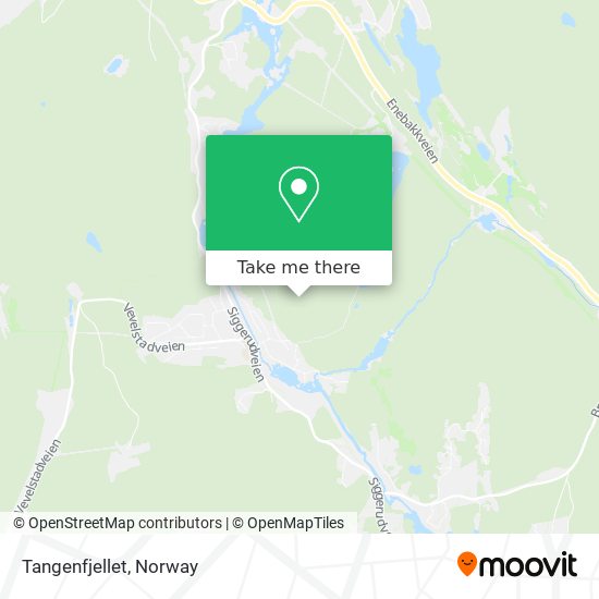 Tangenfjellet map