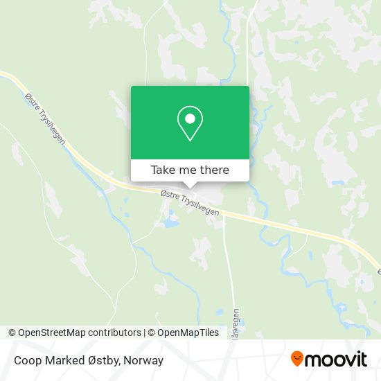 Coop Marked Østby map