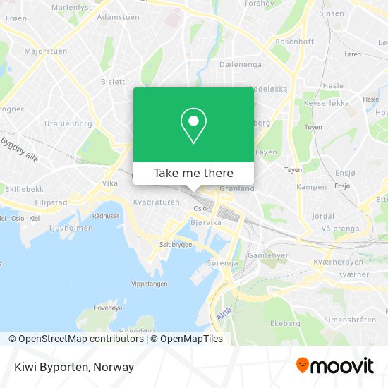 Kiwi Byporten map
