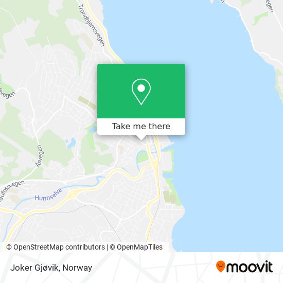 Joker Gjøvik map