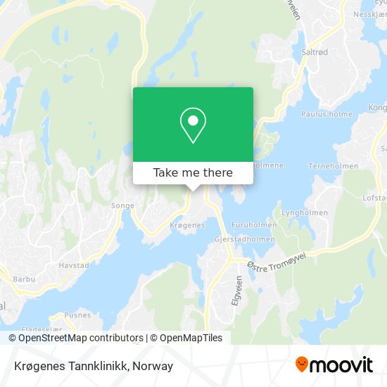 Krøgenes Tannklinikk map
