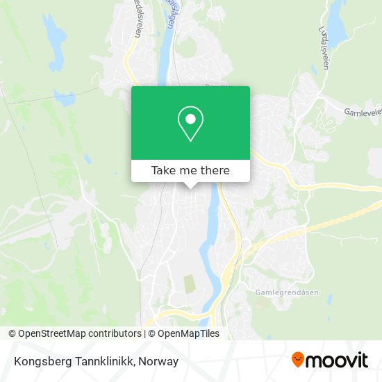 Kongsberg Tannklinikk map