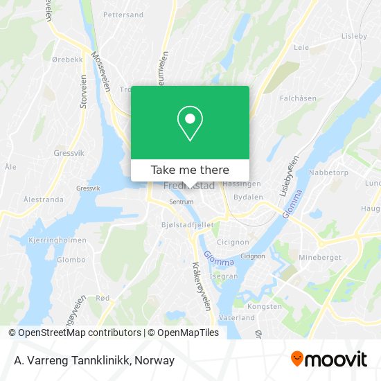 A. Varreng Tannklinikk map