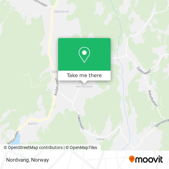 Nordvang map