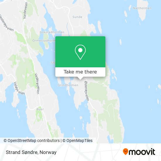 Strand Søndre map