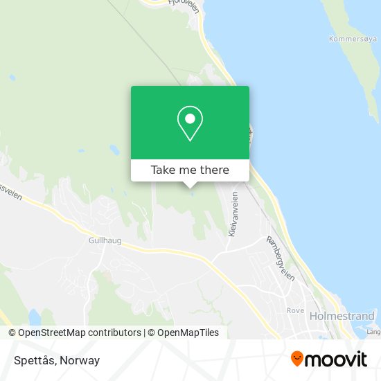 Spettås map