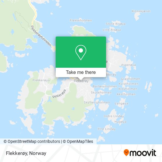 Flekkerøy map