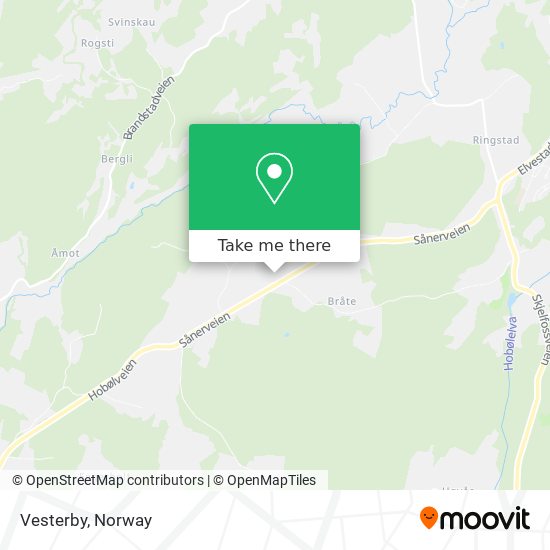 Vesterby map