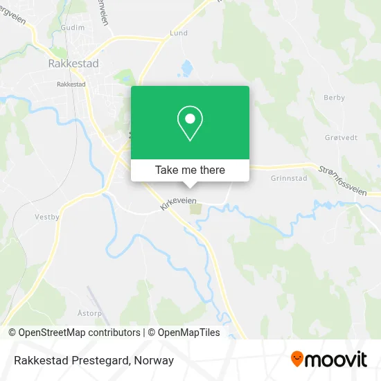 Rakkestad Prestegard map