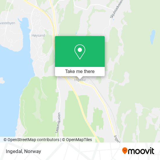 Ingedal map