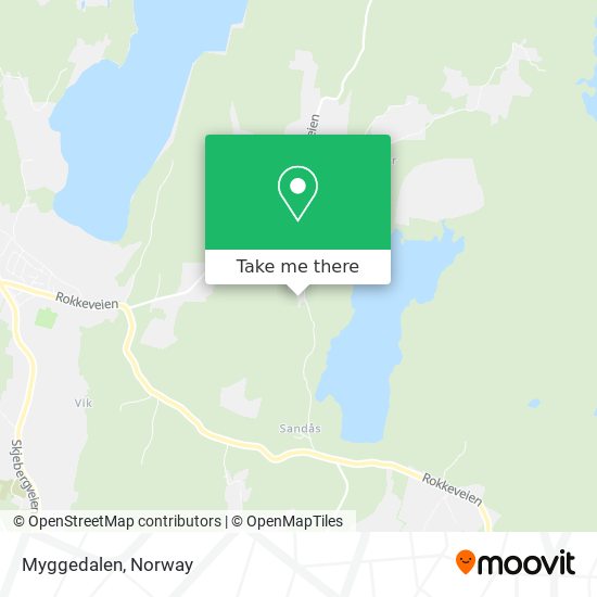 Myggedalen map