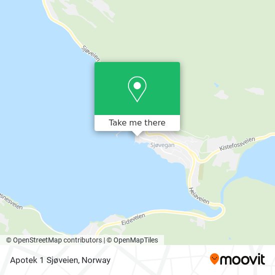 Apotek 1 Sjøveien map