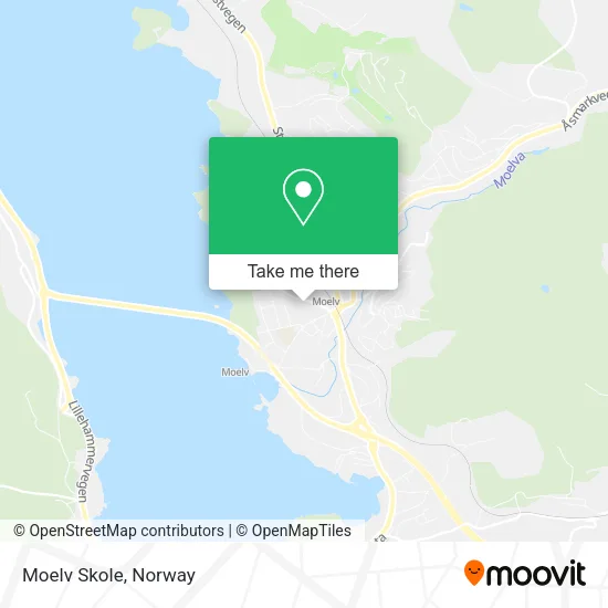 Moelv Skole map