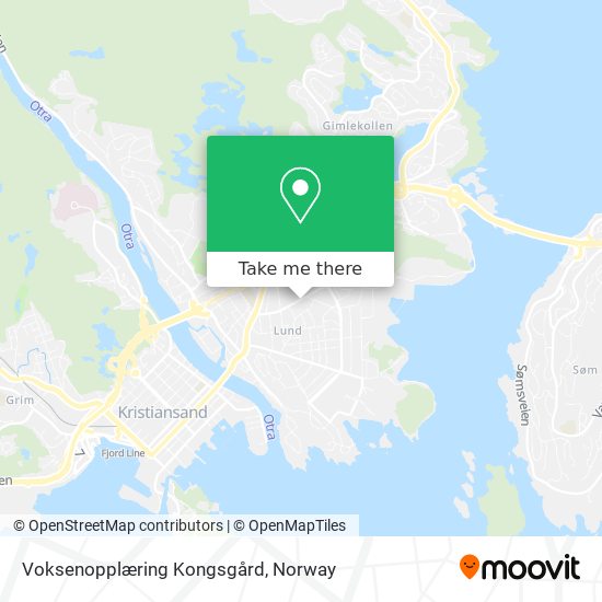 Voksenopplæring Kongsgård map