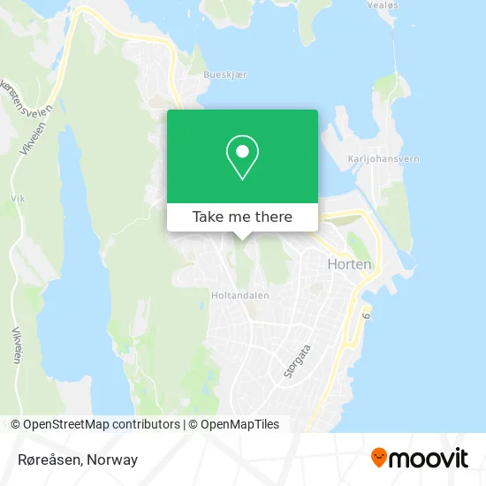 Røreåsen map