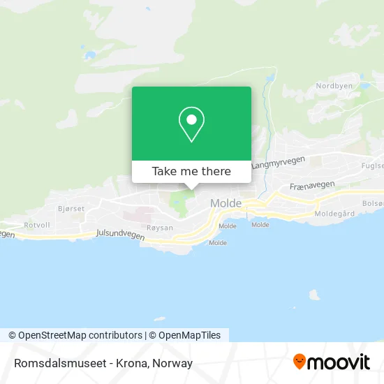 Romsdalsmuseet - Krona map