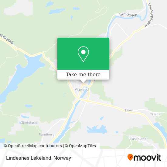 Lindesnes Lekeland map