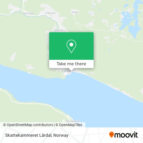 Skattekammeret Lårdal map
