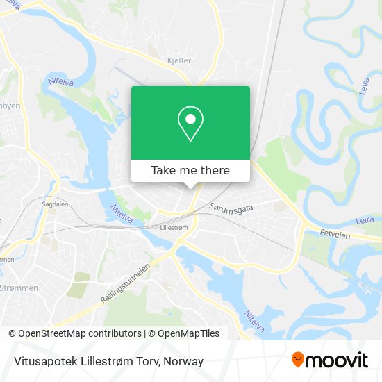 Vitusapotek Lillestrøm Torv map