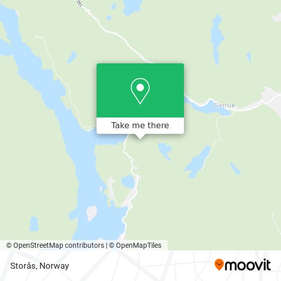 Storås map