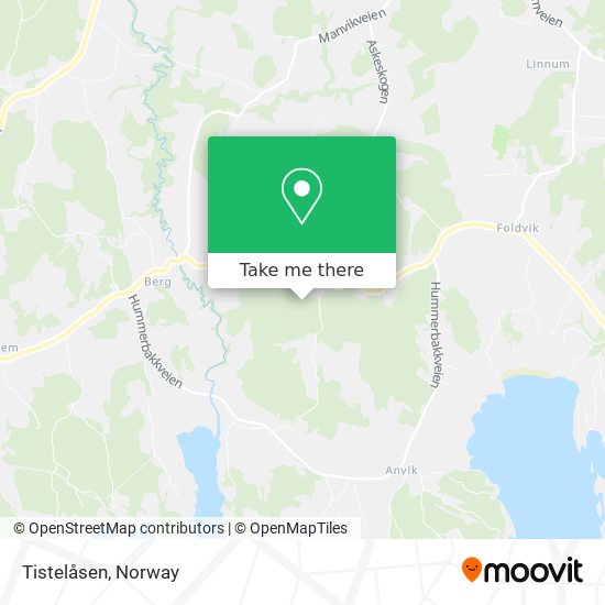 Tistelåsen map