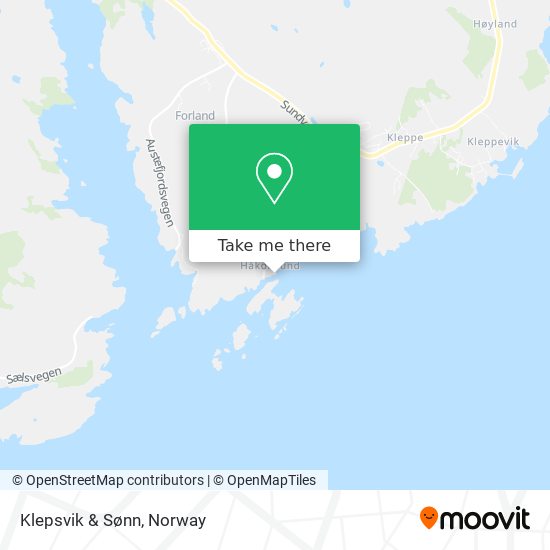 Klepsvik & Sønn map