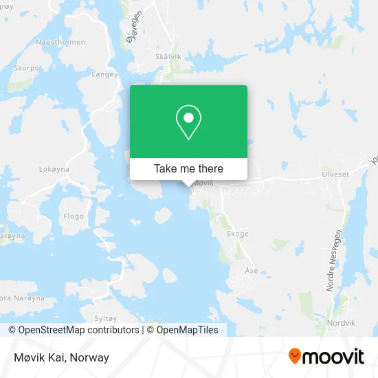 Møvik Kai map