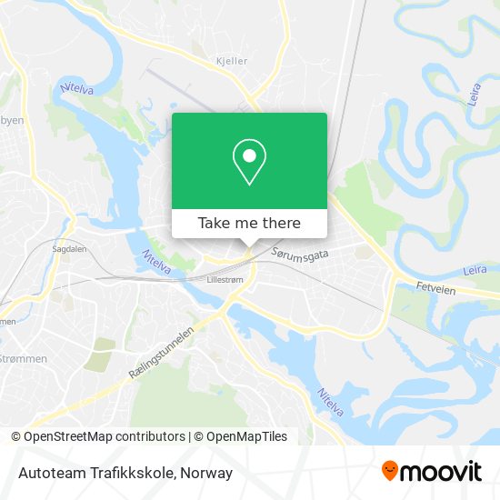 Autoteam Trafikkskole map