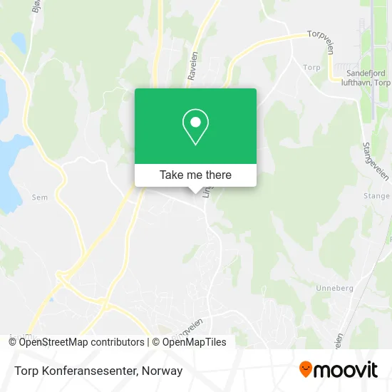 Torp Konferansesenter map