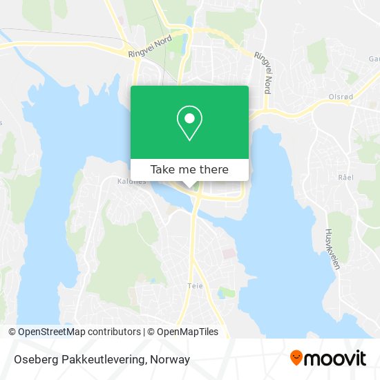 Oseberg Pakkeutlevering map